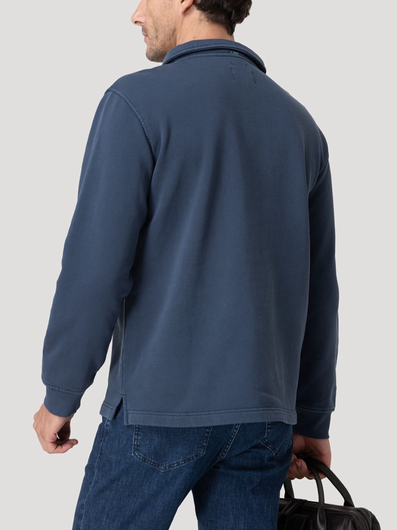 POLERON ALGODON ORGANICO HOMBRE ROUTE AZUL ROCKFORD - 7