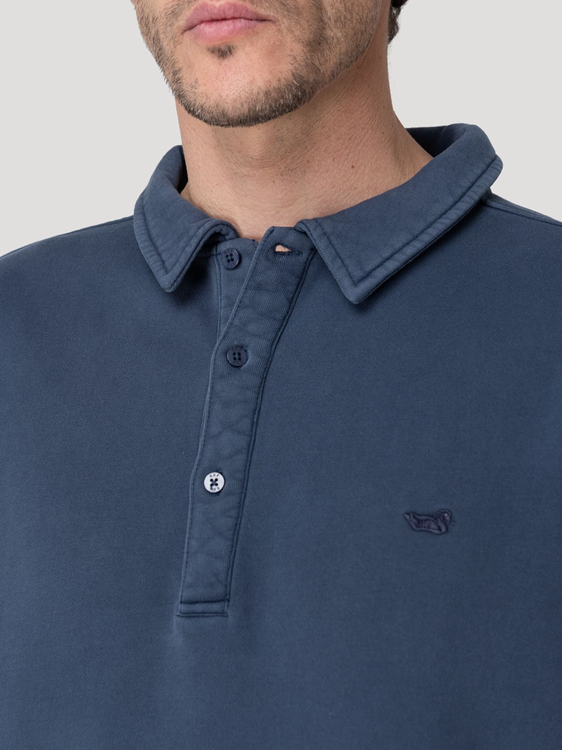 POLERON ALGODON ORGANICO HOMBRE ROUTE AZUL ROCKFORD - 8