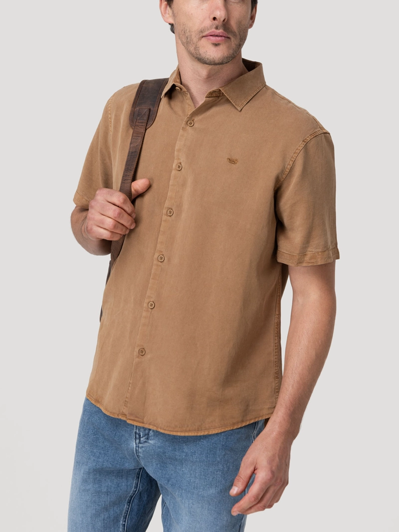 CAMISA TENCEL HOMBRE TENPRO CAFE  ROCKFORD - 5