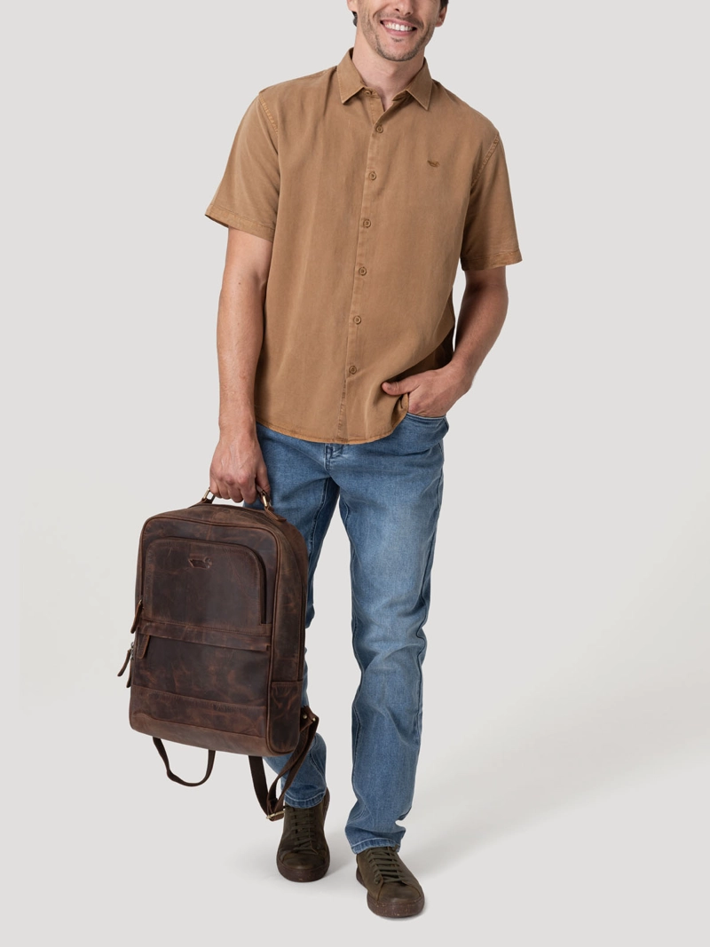 CAMISA TENCEL HOMBRE TENPRO CAFE  ROCKFORD - 8