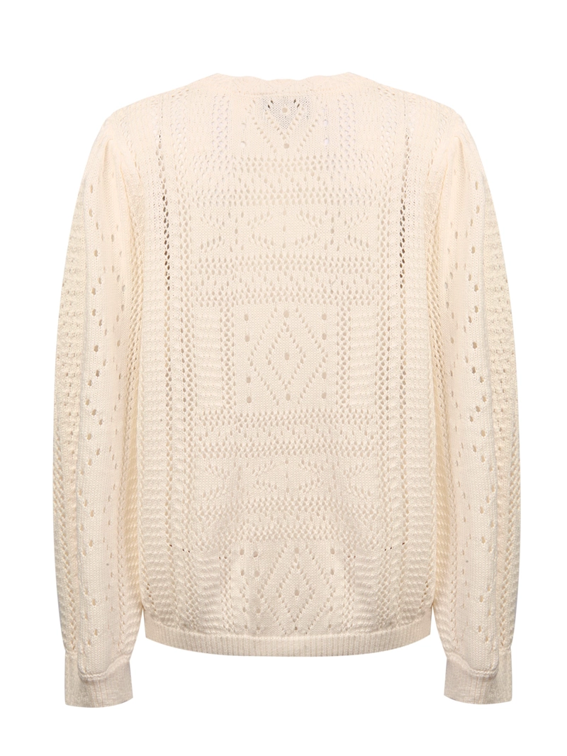 SWEATER ALGODON ORGANICO MUJER IGNARA BEIGE ROCKFORD - 2