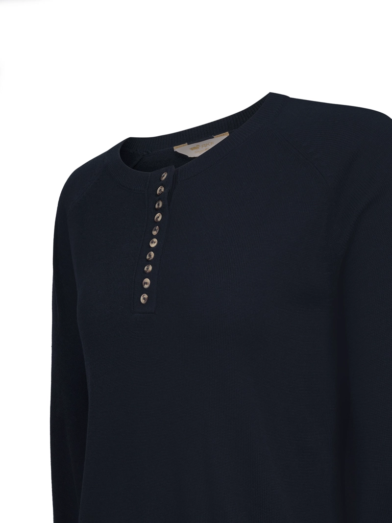 SWEATER POLIE STER MUJER OMAHA AZUL ROCKFORD - 4