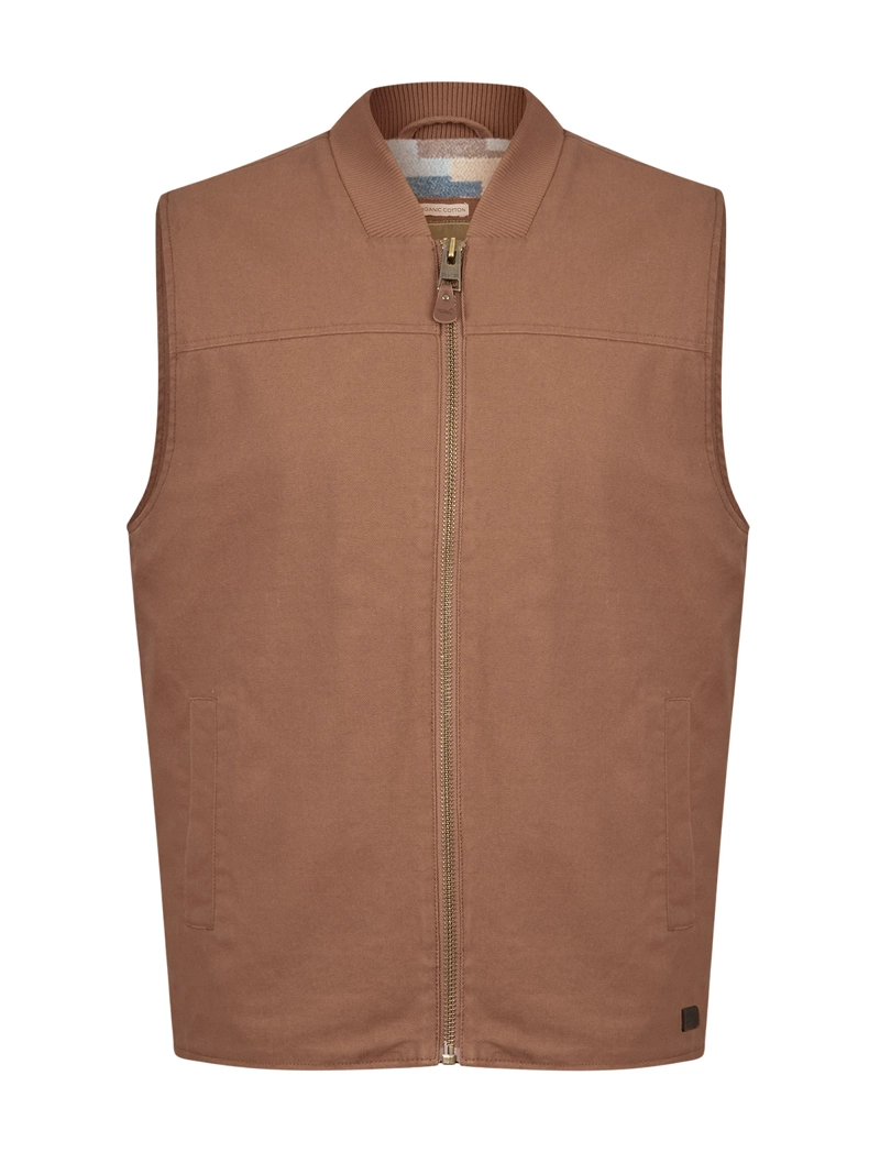 CHAQUETA ALGODON ORGANICO HOMBRE SAVONA CAFE  ROCKFORD - 1