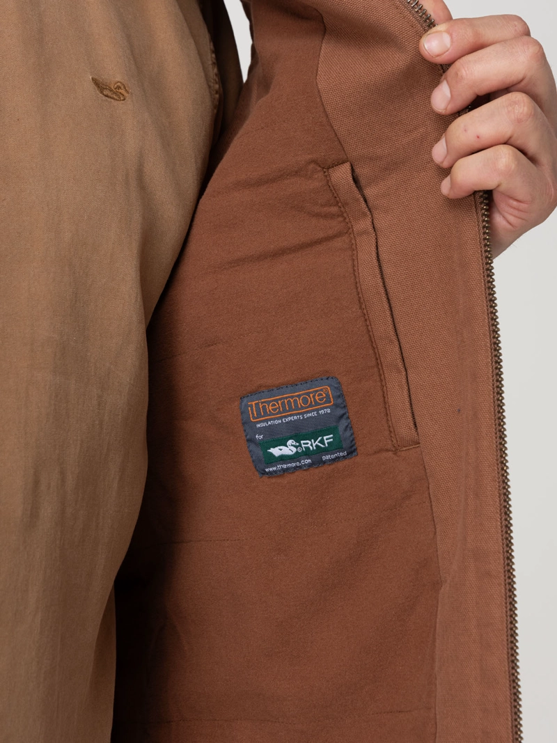 CHAQUETA ALGODON ORGANICO HOMBRE SAVONA CAFE  ROCKFORD - 7