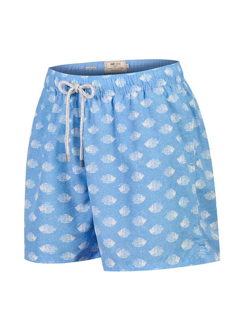 Traje De Baño Hombre Izam Celeste Rockford - 1