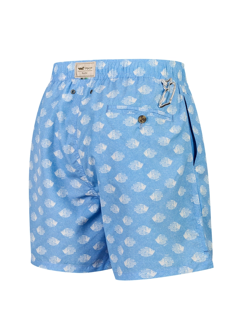 Traje De Baño Hombre Izam Celeste Rockford - 2