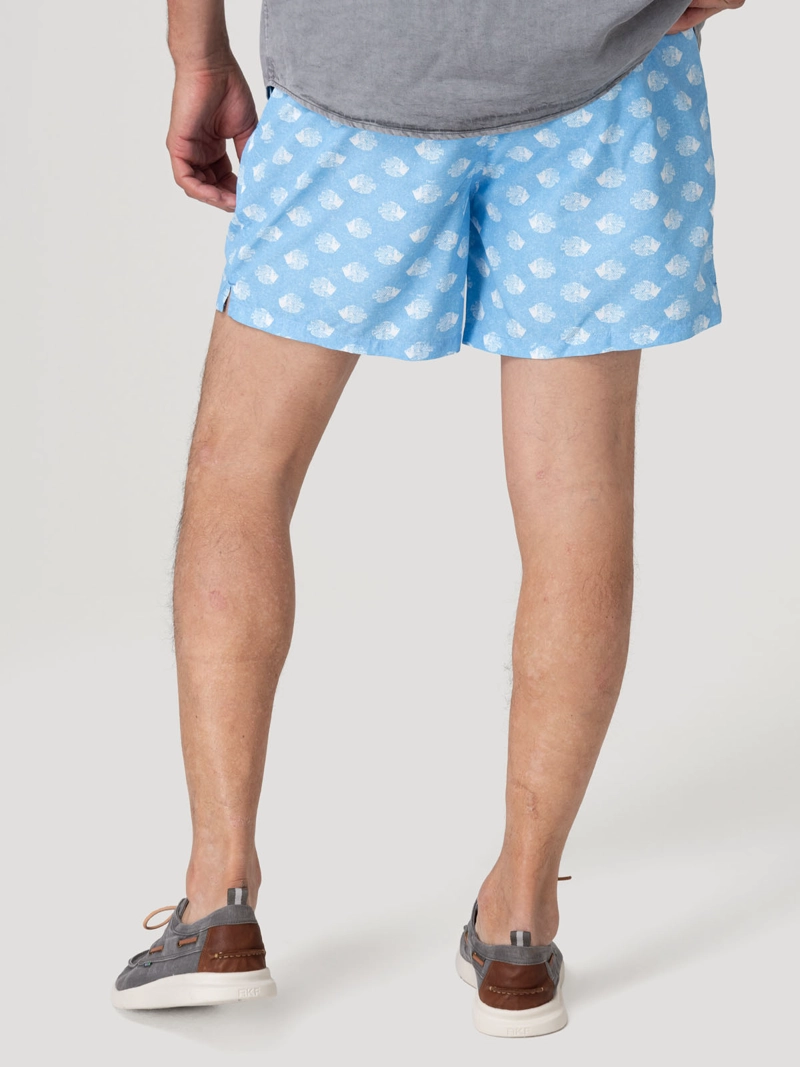 Traje De Baño Hombre Izam Celeste Rockford - 6