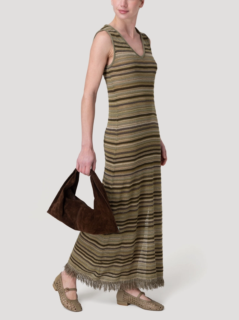 VESTIDO ALGODON MUJER MEADOW VERDE ROCKFORD - 5