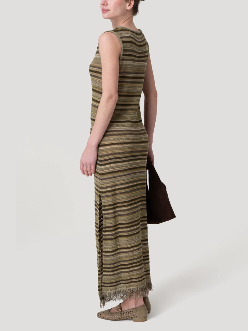 VESTIDO ALGODON MUJER MEADOW VERDE ROCKFORD - 6