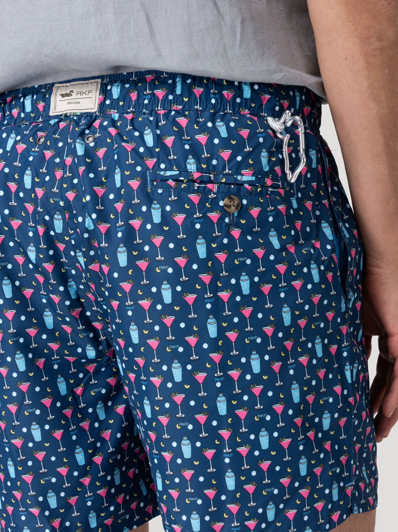 Traje De Baño Hombre Izam Azul Rockford - 8