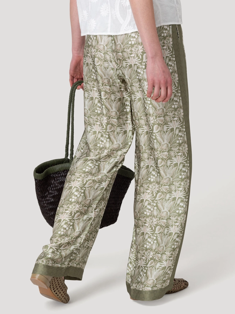 PANTALON RAYON MUJER LUNEA VERDE ROCKFORD - 6