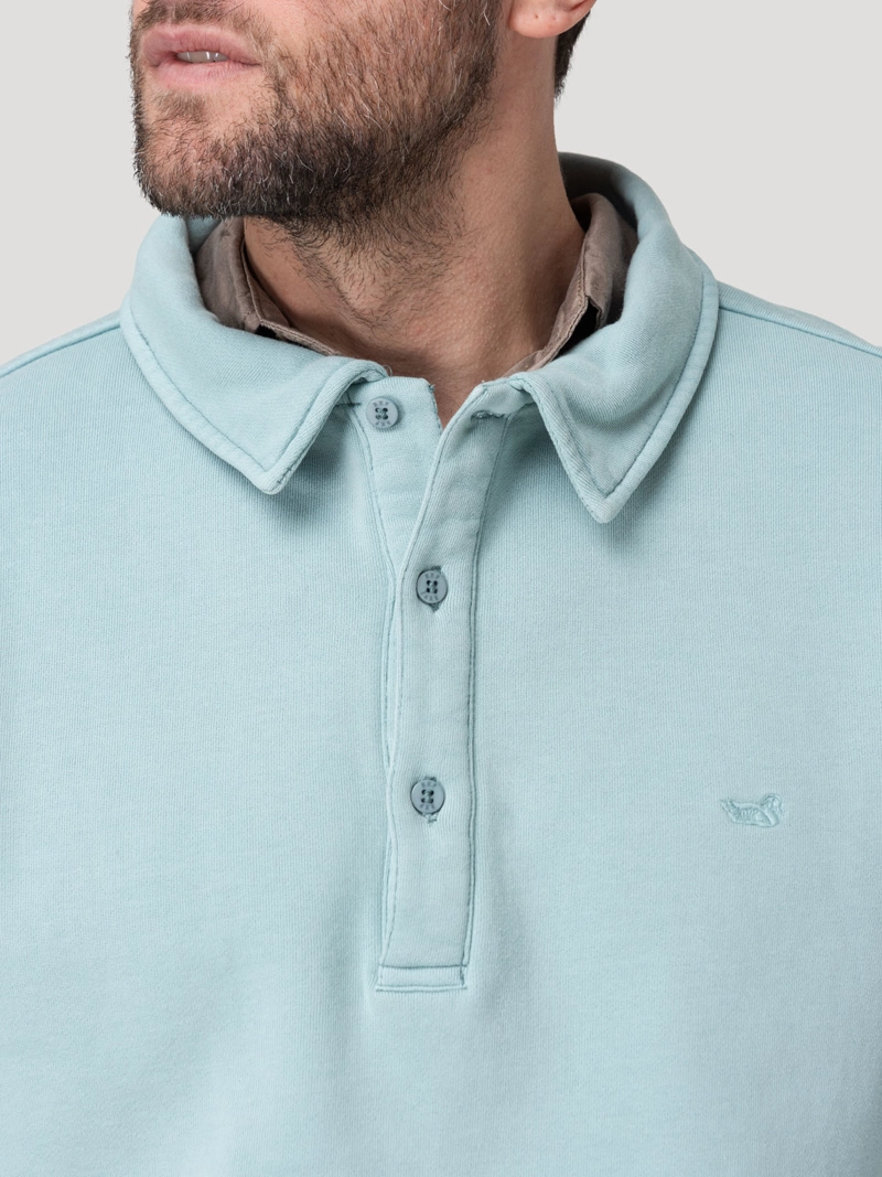 POLERON ALGODON ORGANICO HOMBRE ROUTE VERDE ROCKFORD - 7