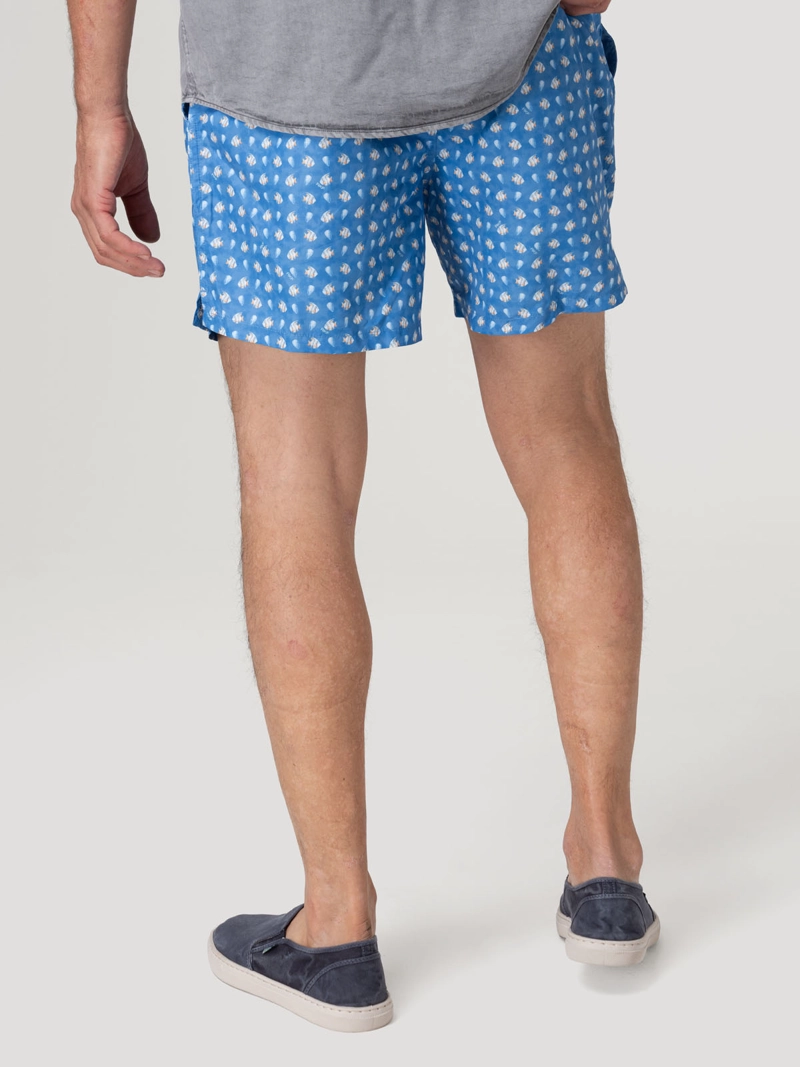 Traje De Baño Hombre Izam Marino Rockford - 6