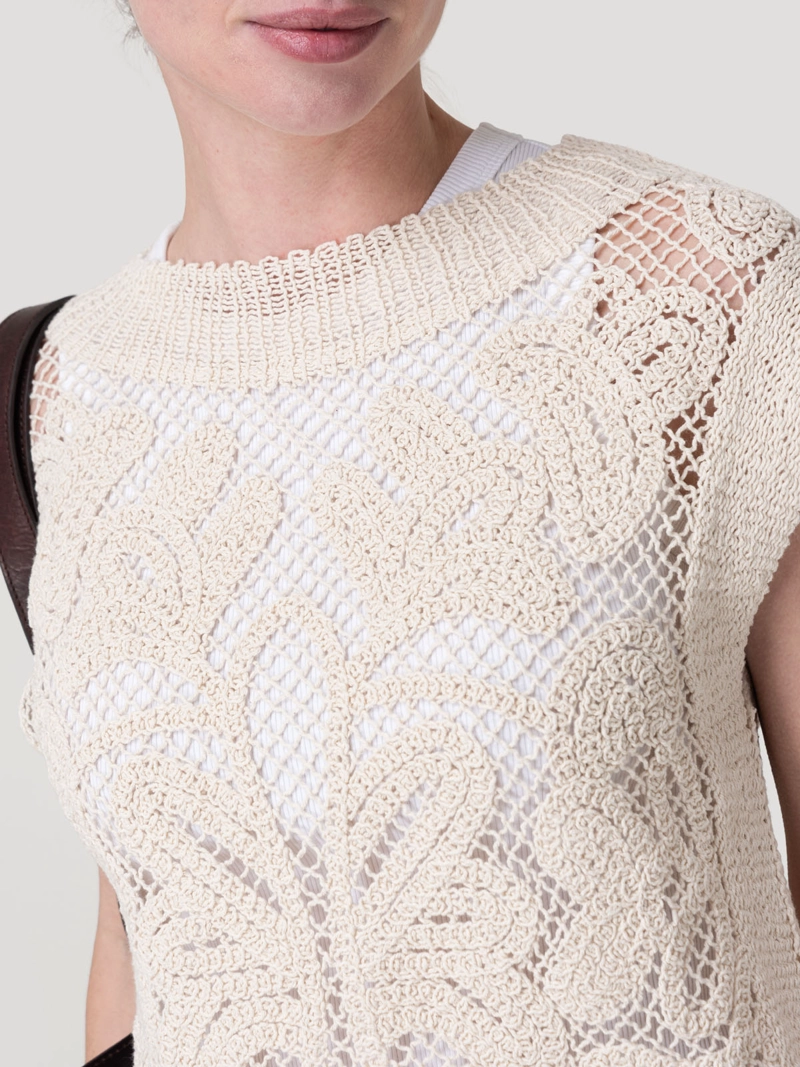 POLERA ALGODON ORGANICO MUJER KAIMANA BEIGE ROCKFORD - 7