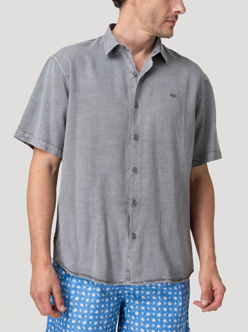 CAMISA TENCEL HOMBRE TENPRO AZUL ROCKFORD - 5