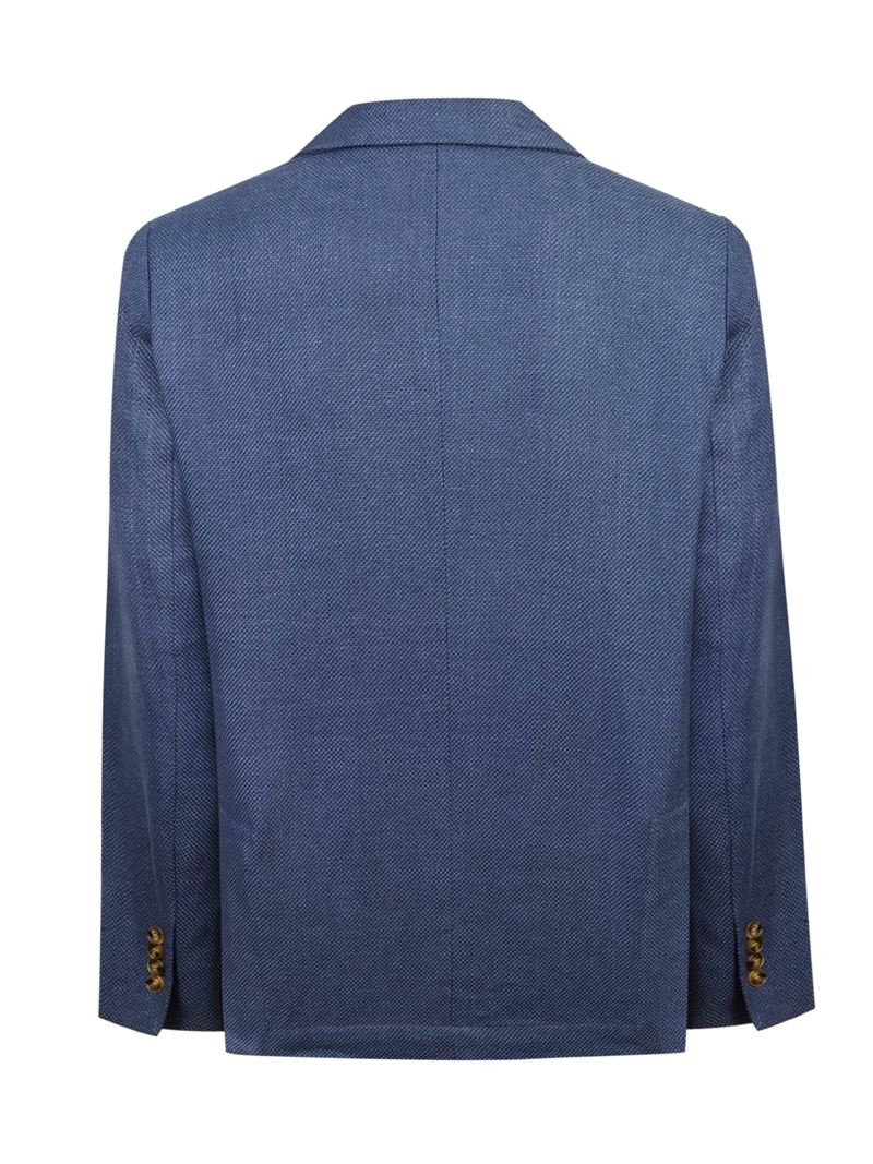 CHAQUETA LINO ORGANICO HOMBRE SALENTO AZUL ROCKFORD - 2