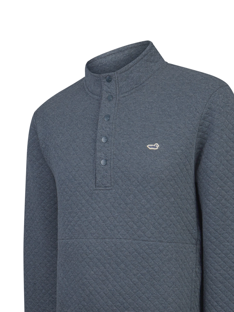 POLERON ALGODON ORGANICO HOMBRE GENOVA AZUL ROCKFORD - 4