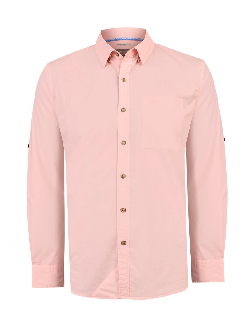 CAMISA ALGODON ORGANICO HOMBRE GALITON ROSADO ROCKFORD - 1
