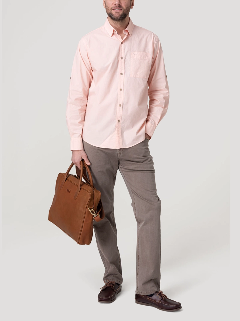 CAMISA ALGODON ORGANICO HOMBRE GALITON ROSADO ROCKFORD - 8