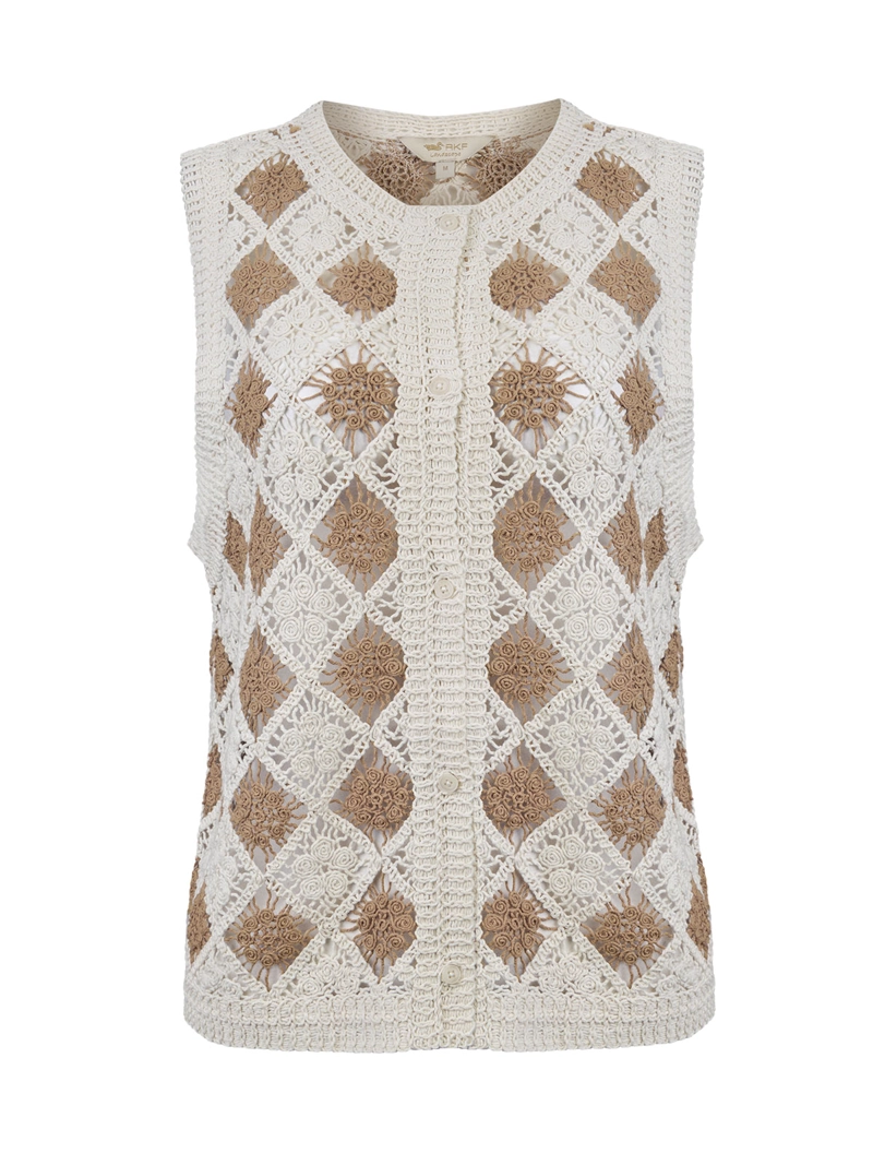 POLERA ALGODON ORGANICO MUJER RIMBOW BEIGE ROCKFORD - 1