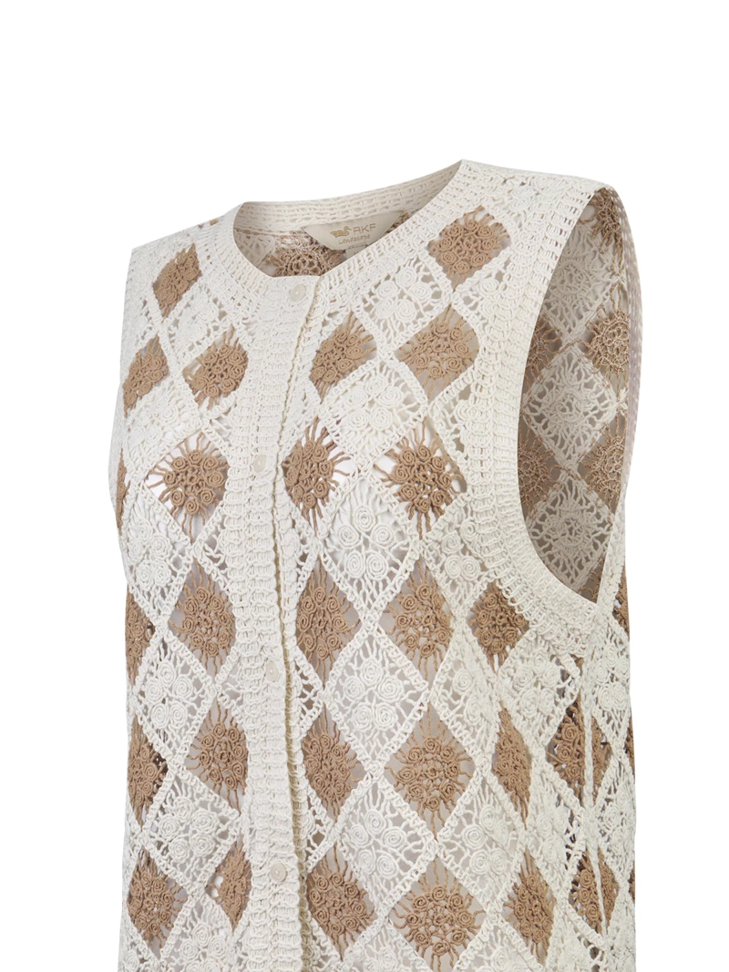 POLERA ALGODON ORGANICO MUJER RIMBOW BEIGE ROCKFORD - 4