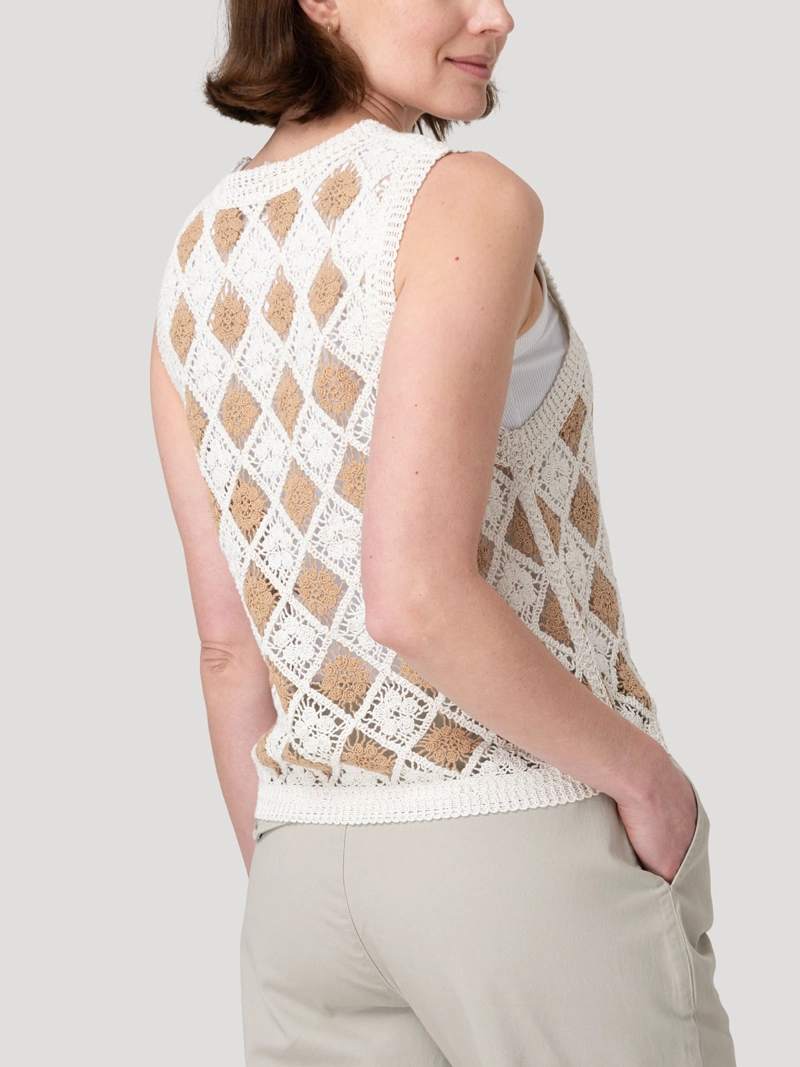 POLERA ALGODON ORGANICO MUJER RIMBOW BEIGE ROCKFORD - 6
