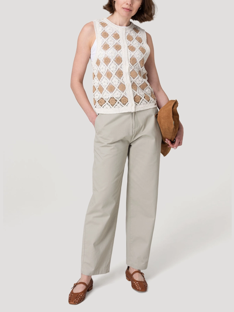 POLERA ALGODON ORGANICO MUJER RIMBOW BEIGE ROCKFORD - 8