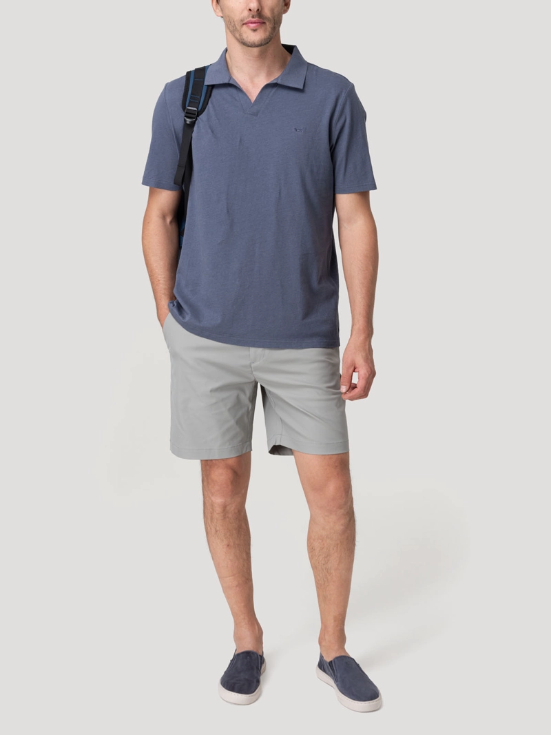 POLERA ALGODON ORGANICO HOMBRE VARY AZUL ROCKFORD - 8