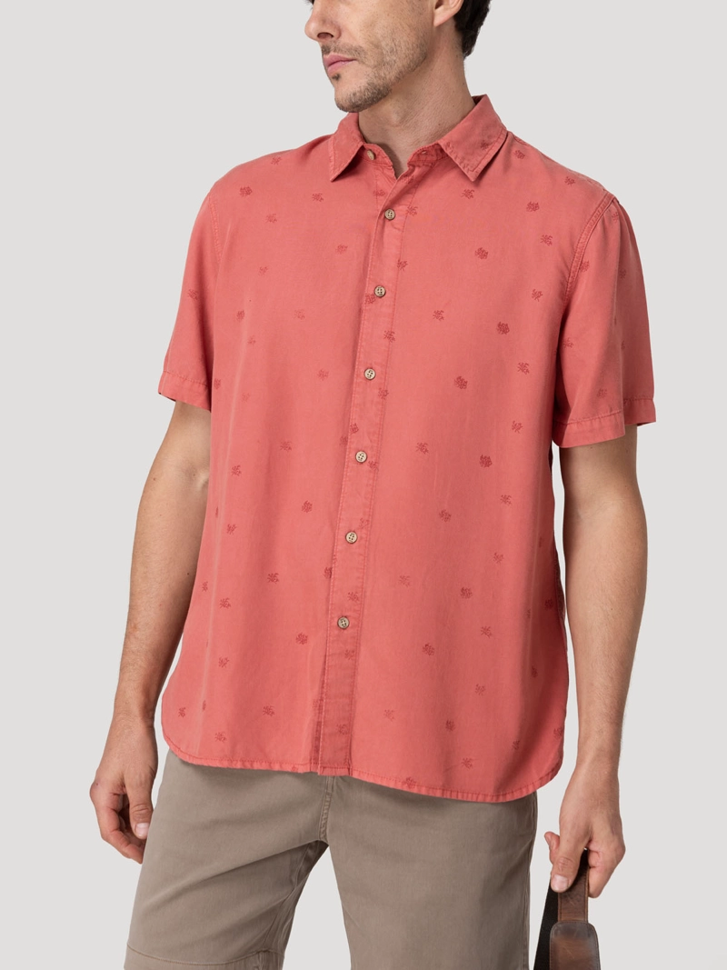 CAMISA TENCEL HOMBRE TENCELPRINT ROJO ROCKFORD - 5