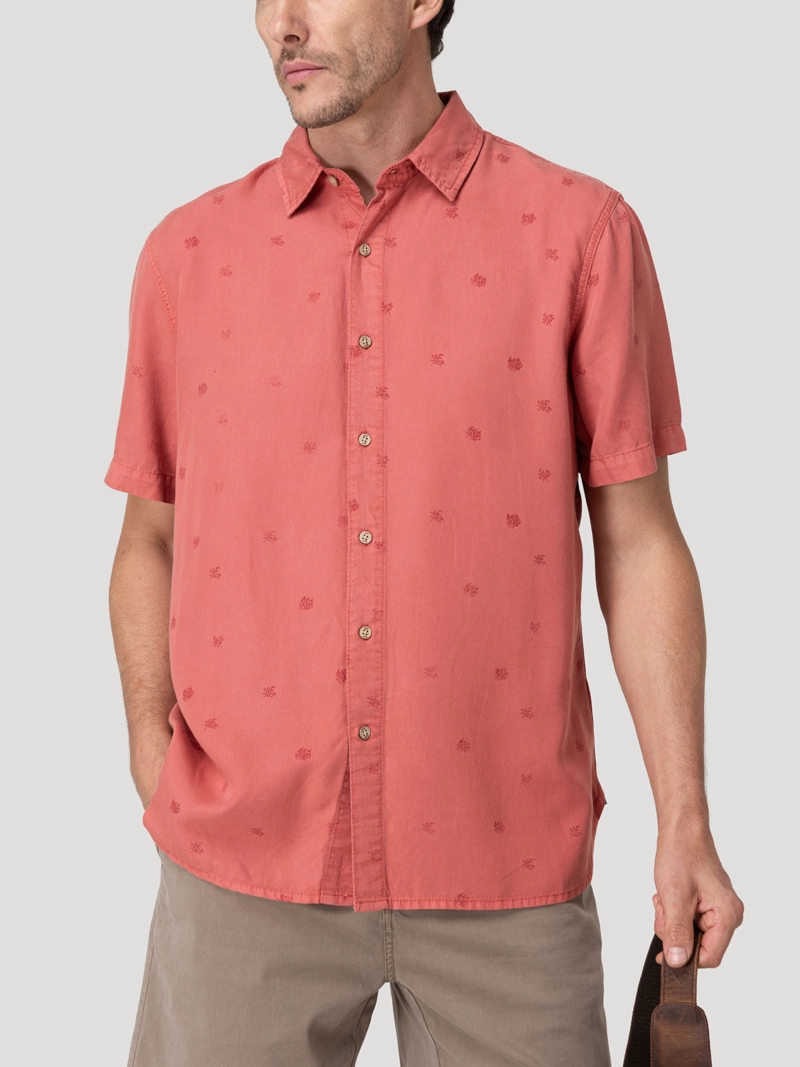 CAMISA TENCEL HOMBRE TENCELPRINT ROJO ROCKFORD - 6