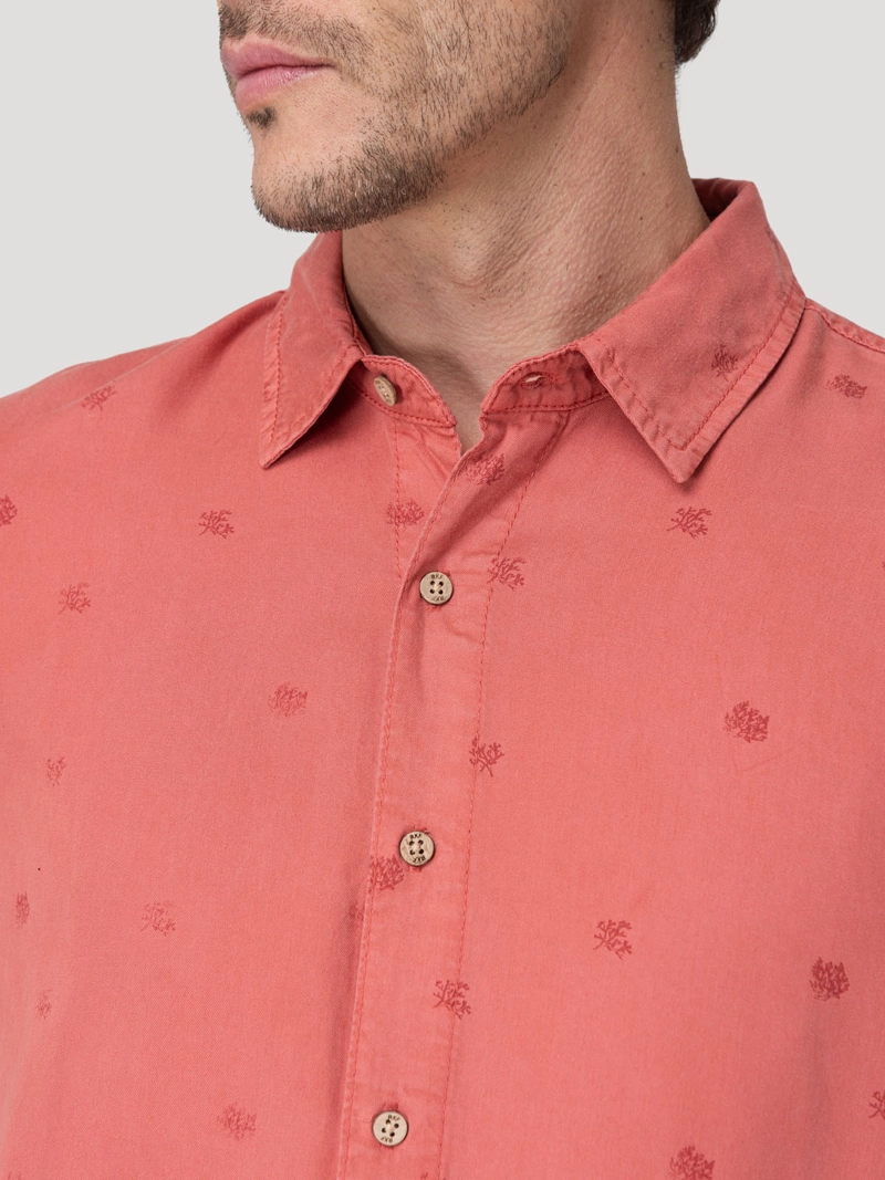CAMISA TENCEL HOMBRE TENCELPRINT ROJO ROCKFORD - 8