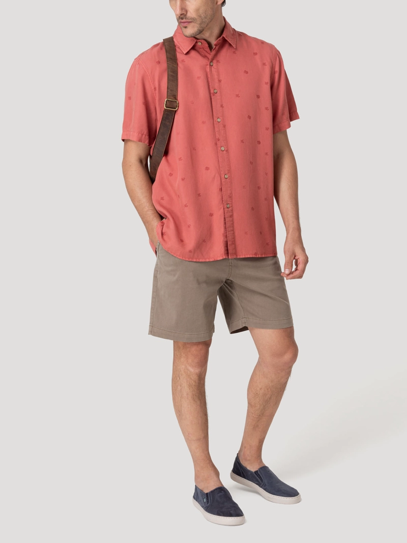 CAMISA TENCEL HOMBRE TENCELPRINT ROJO ROCKFORD - 9