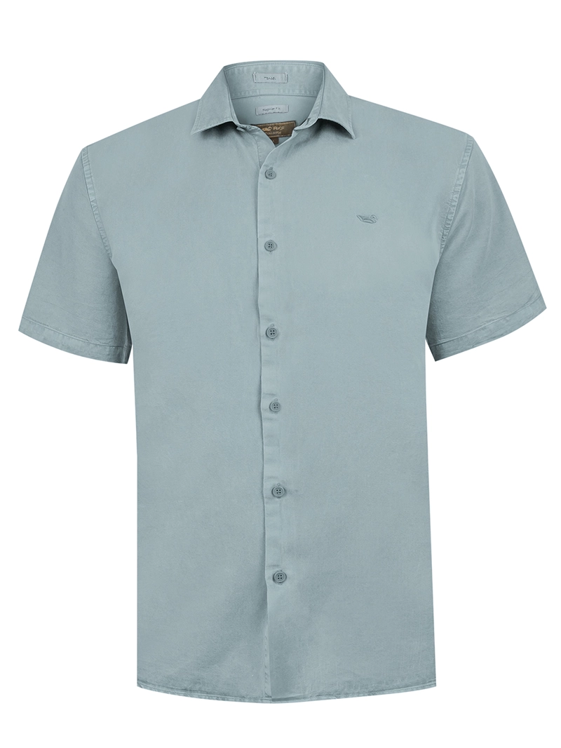 CAMISA TENCEL HOMBRE TENPRO CELESTE ROCKFORD - 1