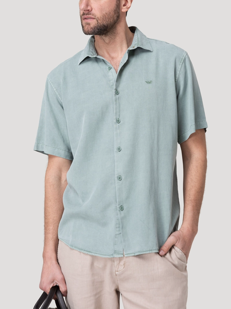 CAMISA TENCEL HOMBRE TENPRO CELESTE ROCKFORD - 5