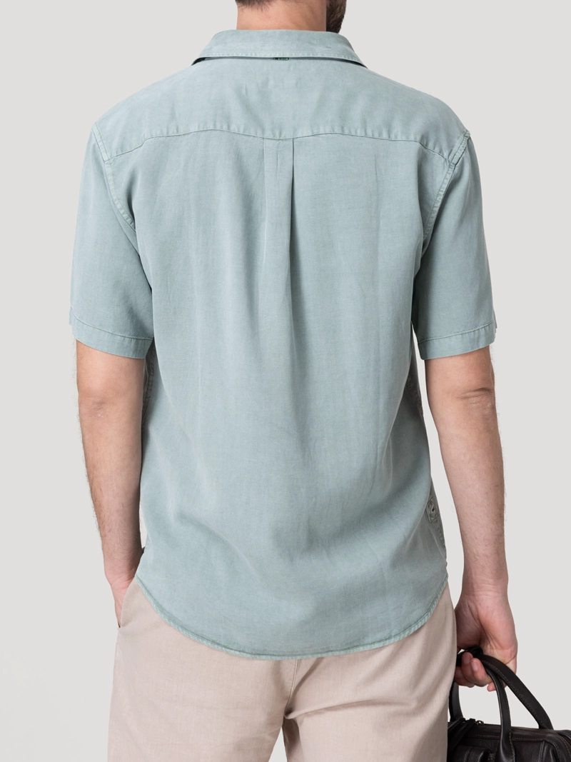 CAMISA TENCEL HOMBRE TENPRO CELESTE ROCKFORD - 6