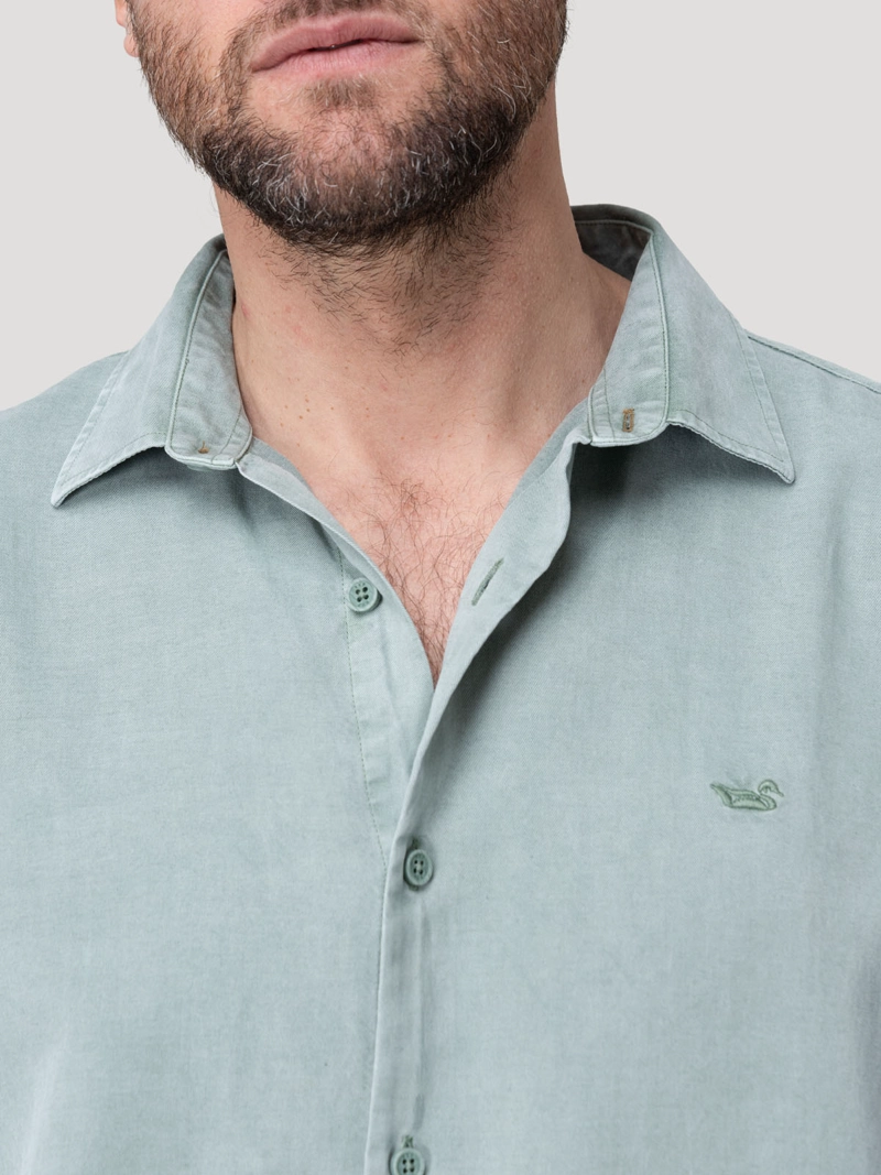 CAMISA TENCEL HOMBRE TENPRO CELESTE ROCKFORD - 7