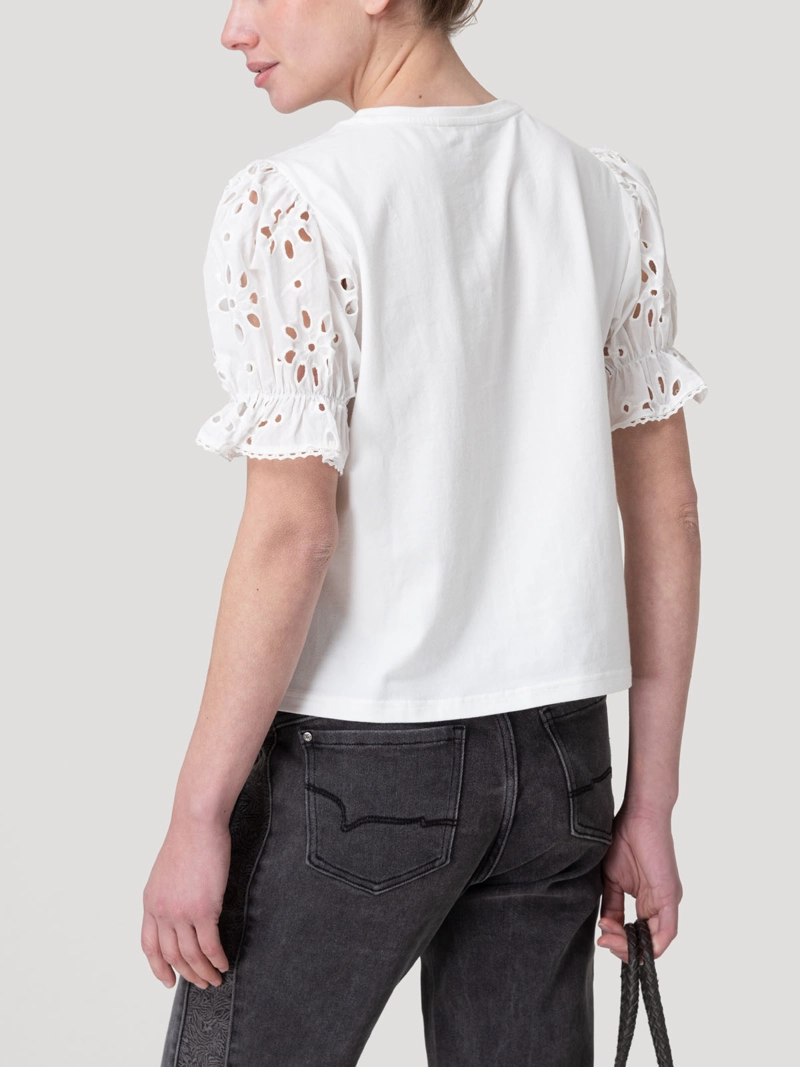 POLERA FIBRAS NATURALES MUJER VERBENA BLANCO ROCKFORD - 6