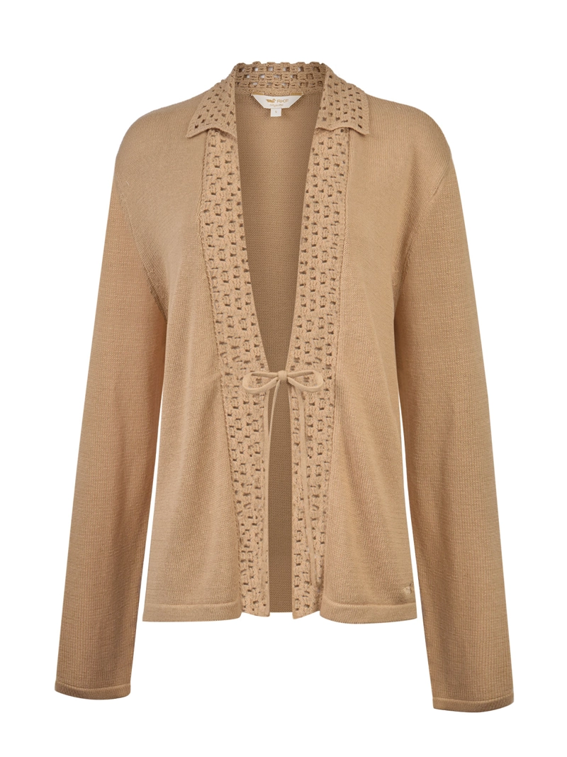 SWEATER ALGODON ORGANICO MUJER ANGELONIA CAFE  ROCKFORD - 1