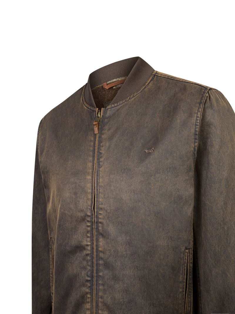 CHAQUETA ALGODON HOMBRE ALBOR CAFE  ROCKFORD - 4