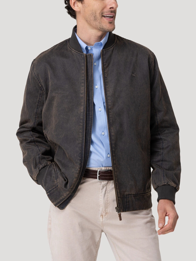 CHAQUETA ALGODON HOMBRE ALBOR CAFE  ROCKFORD - 5