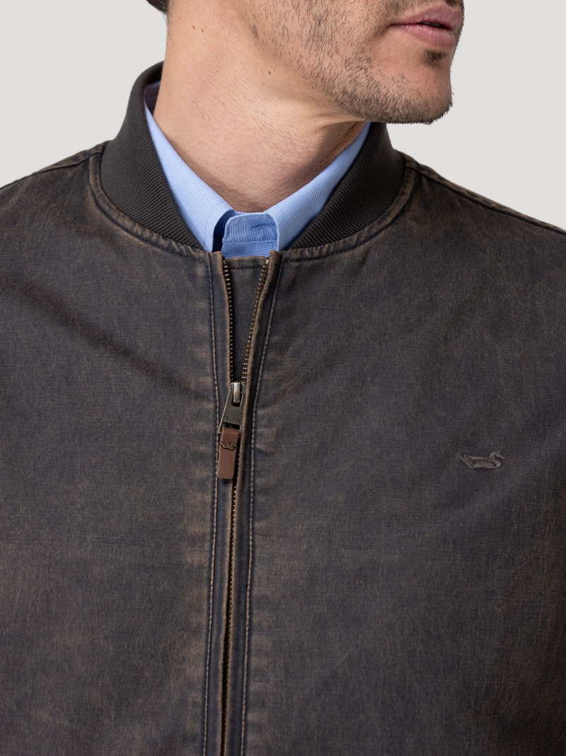 CHAQUETA ALGODON HOMBRE ALBOR CAFE  ROCKFORD - 8