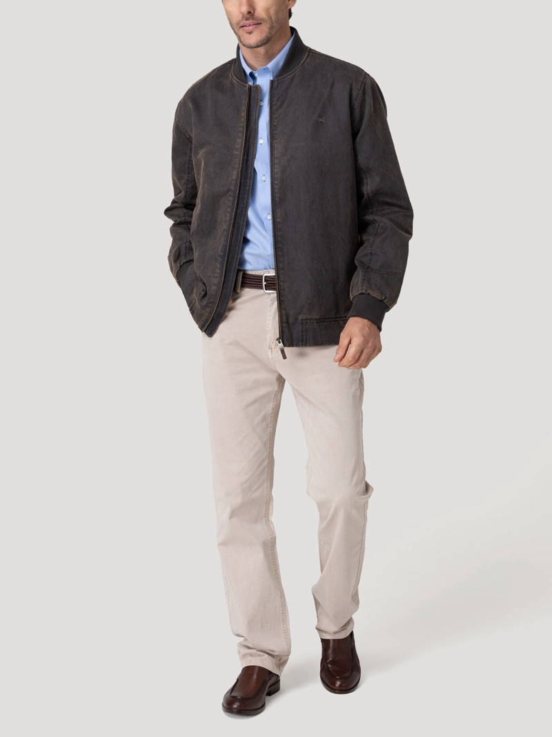 CHAQUETA ALGODON HOMBRE ALBOR CAFE  ROCKFORD - 9