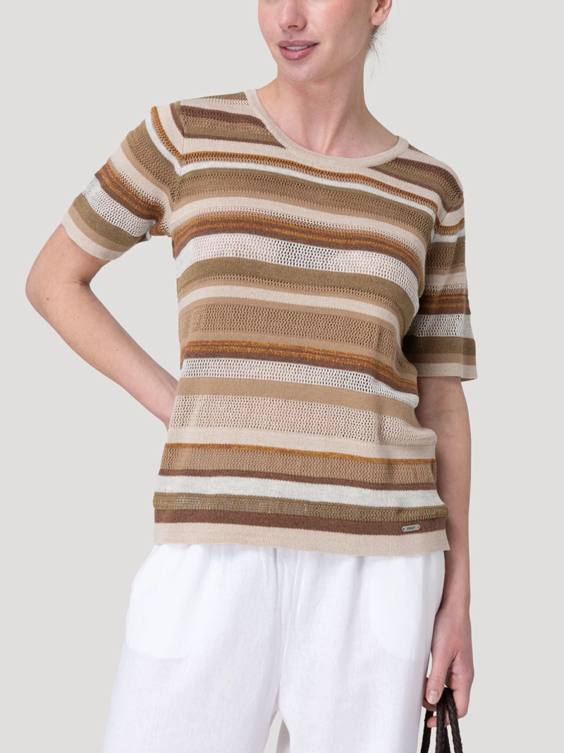 POLERA ALGODON MUJER MAROVA CAFE  ROCKFORD - 5