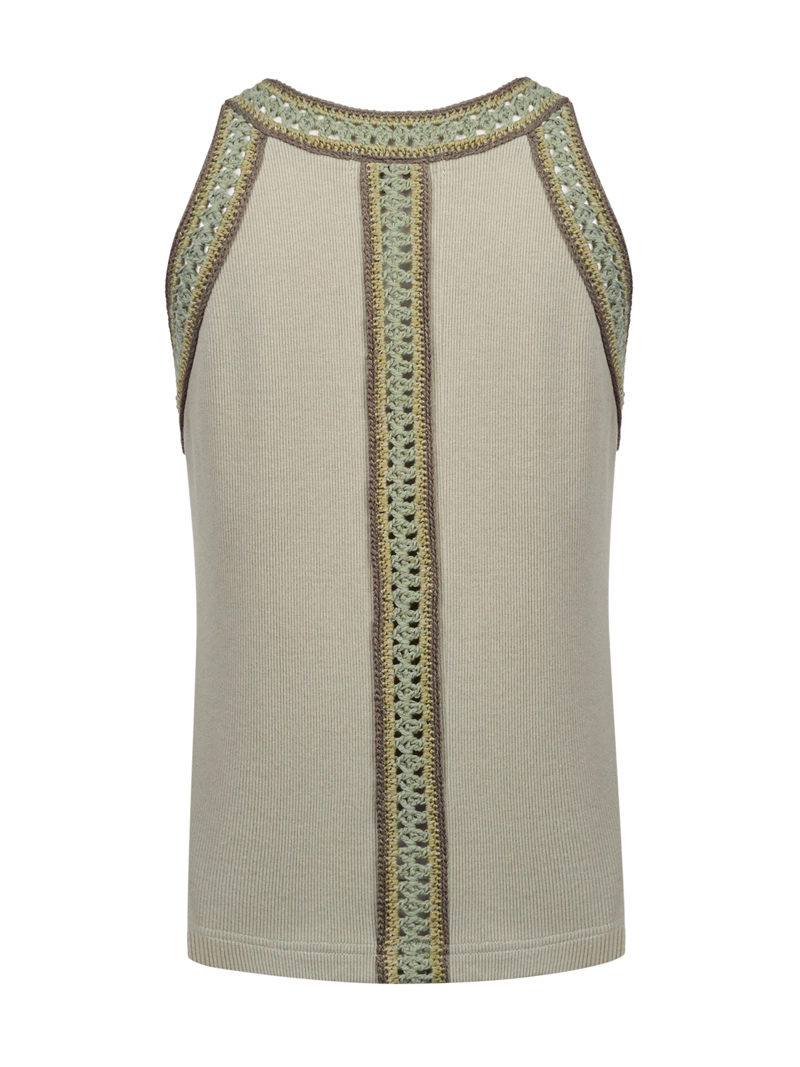 POLERA ALGODON ORGANICO MUJER TAVIRA VERDE ROCKFORD - 2