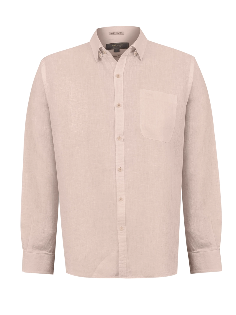 CAMISA LINO ORGANICO HOMBRE CLASLINEN CAFE  ROCKFORD - 1