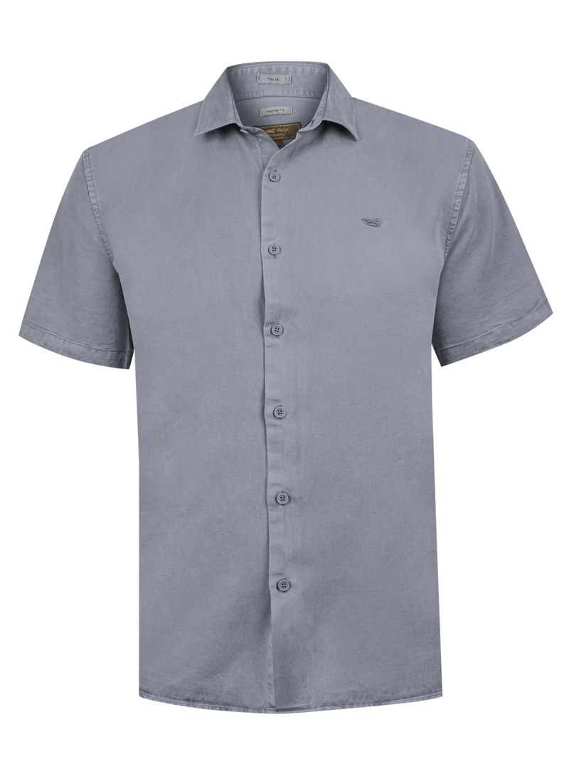 CAMISA TENCEL HOMBRE TENPRO AZUL OSCURO ROCKFORD - 1