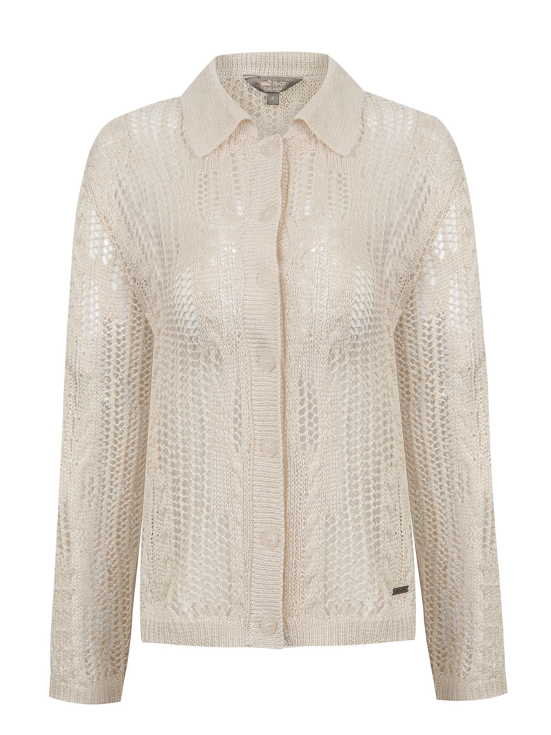 SWEATER LINO MUJER LUMEN BEIGE ROCKFORD - 1