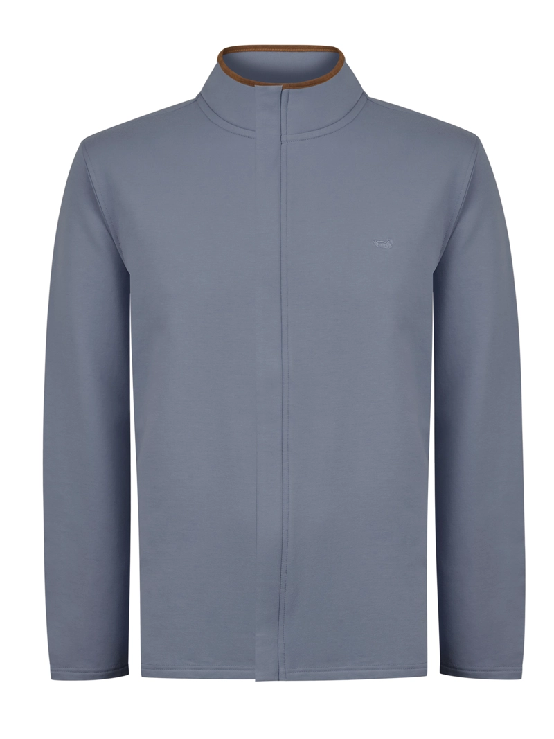 POLERON ALGODON ORGANICO HOMBRE RIMINI AZUL ROCKFORD - 1