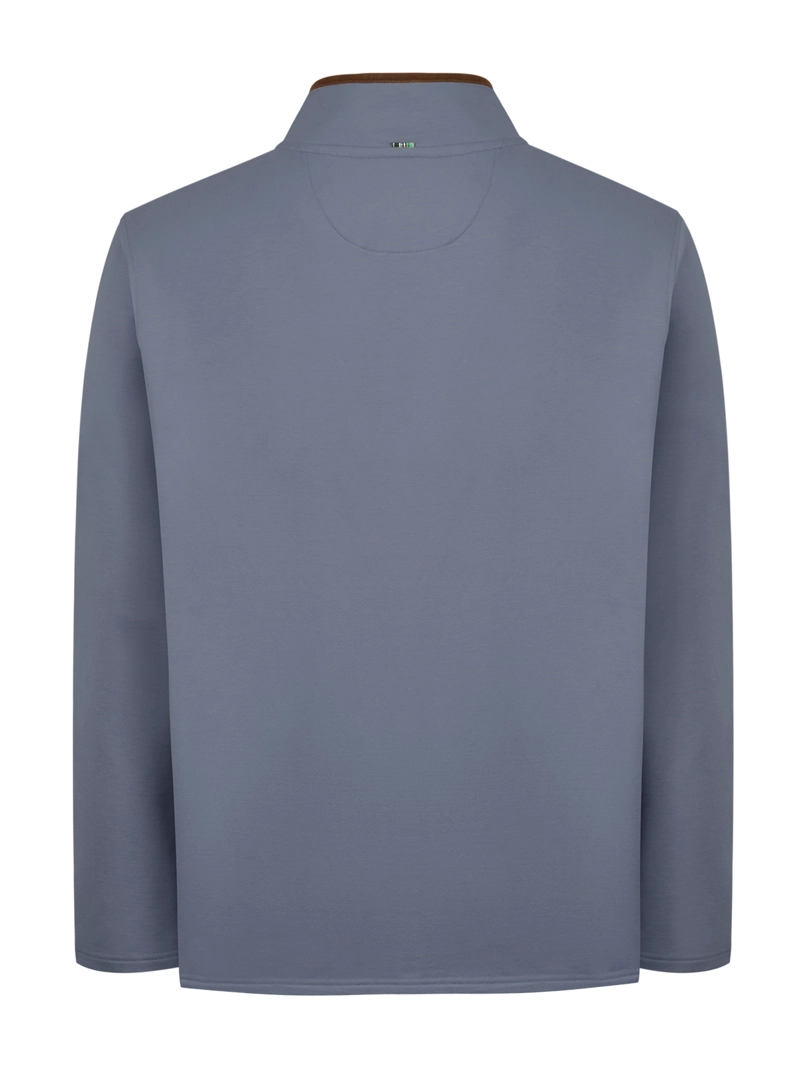 POLERON ALGODON ORGANICO HOMBRE RIMINI AZUL ROCKFORD - 2