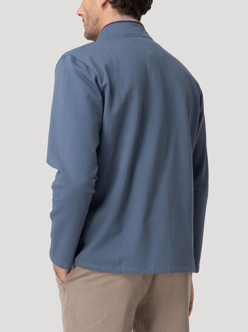 POLERON ALGODON ORGANICO HOMBRE RIMINI AZUL ROCKFORD - 6